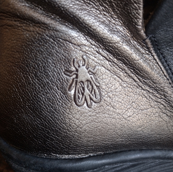 Fly London Black Bronze Yip Boots Size 38 (7-7.5) - Picture 12 of 13